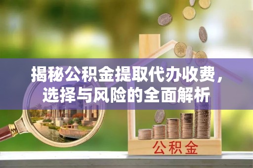 永兴揭秘公积金提取代办收费，选择与风险的全面解析