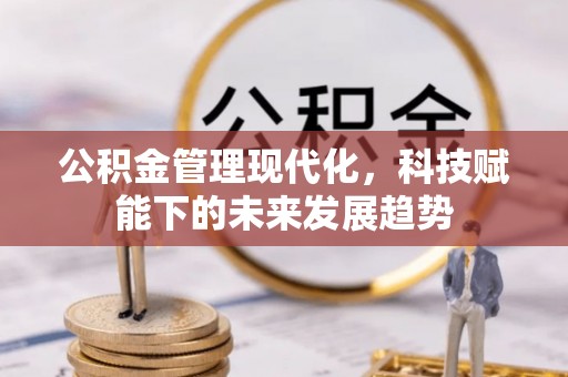 永兴公积金管理现代化，科技赋能下的未来发展趋势